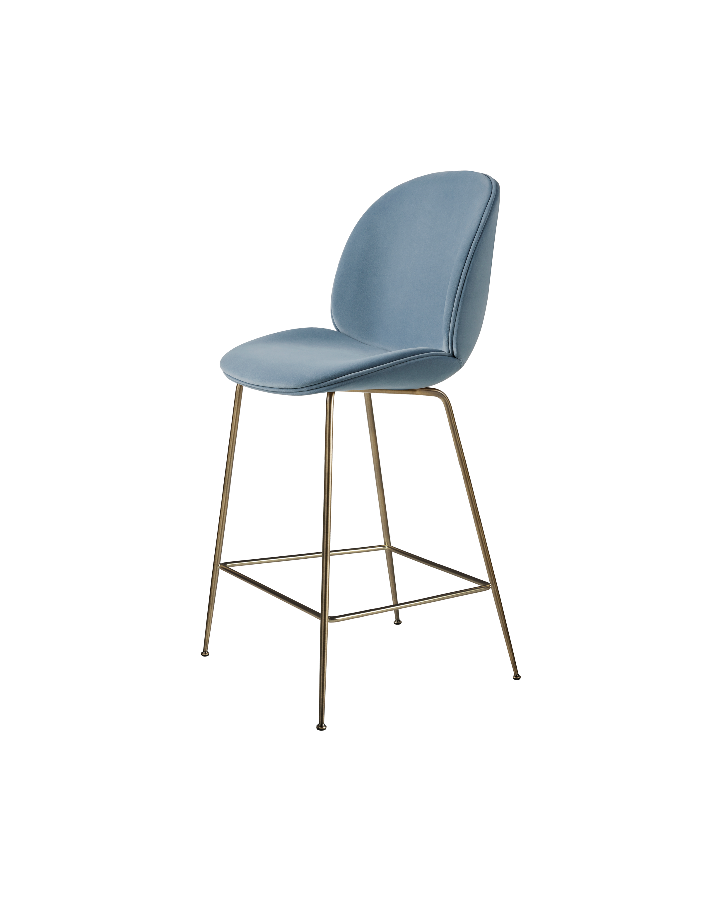GUBI Beetle Counter Chair, Fully Upholstered